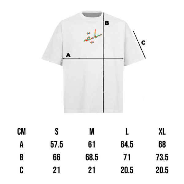 Heatmap Tee - White